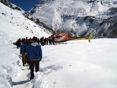 Discover Tilicho Lake on a Helicopter Tour from Pokhara